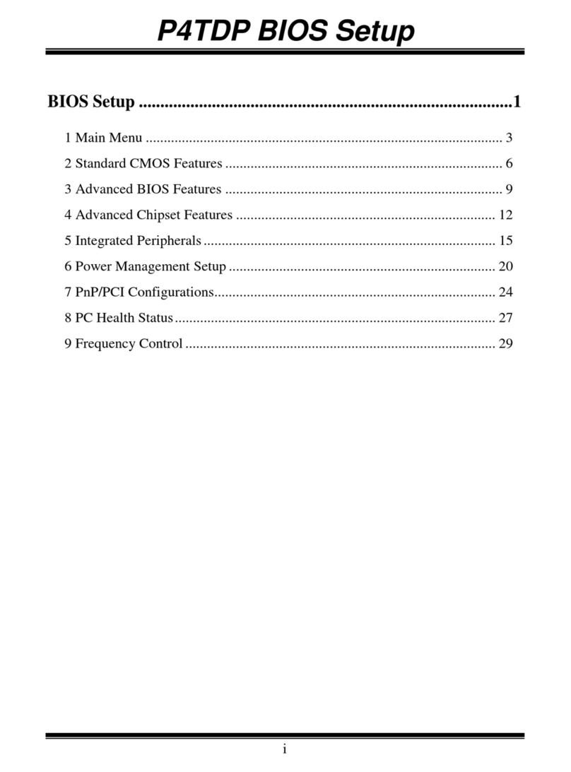 Biostar P4 TDP Bios setup manual