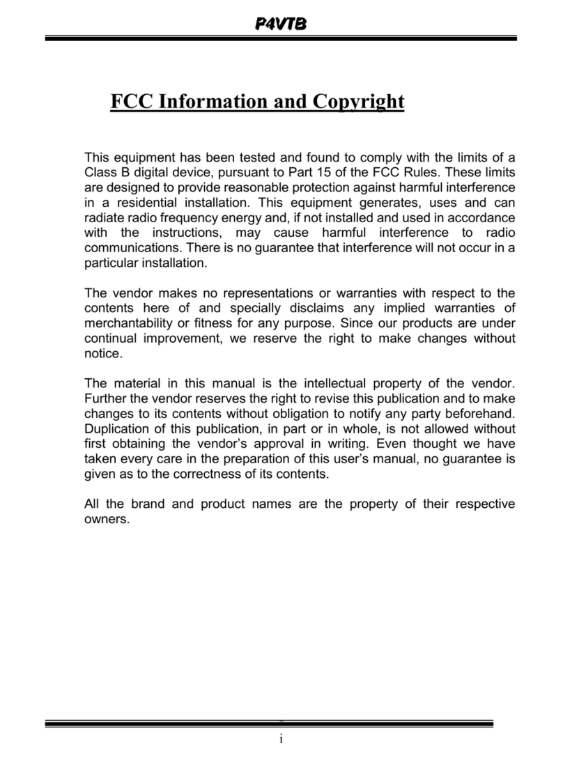Biostar P4 VTB User manual