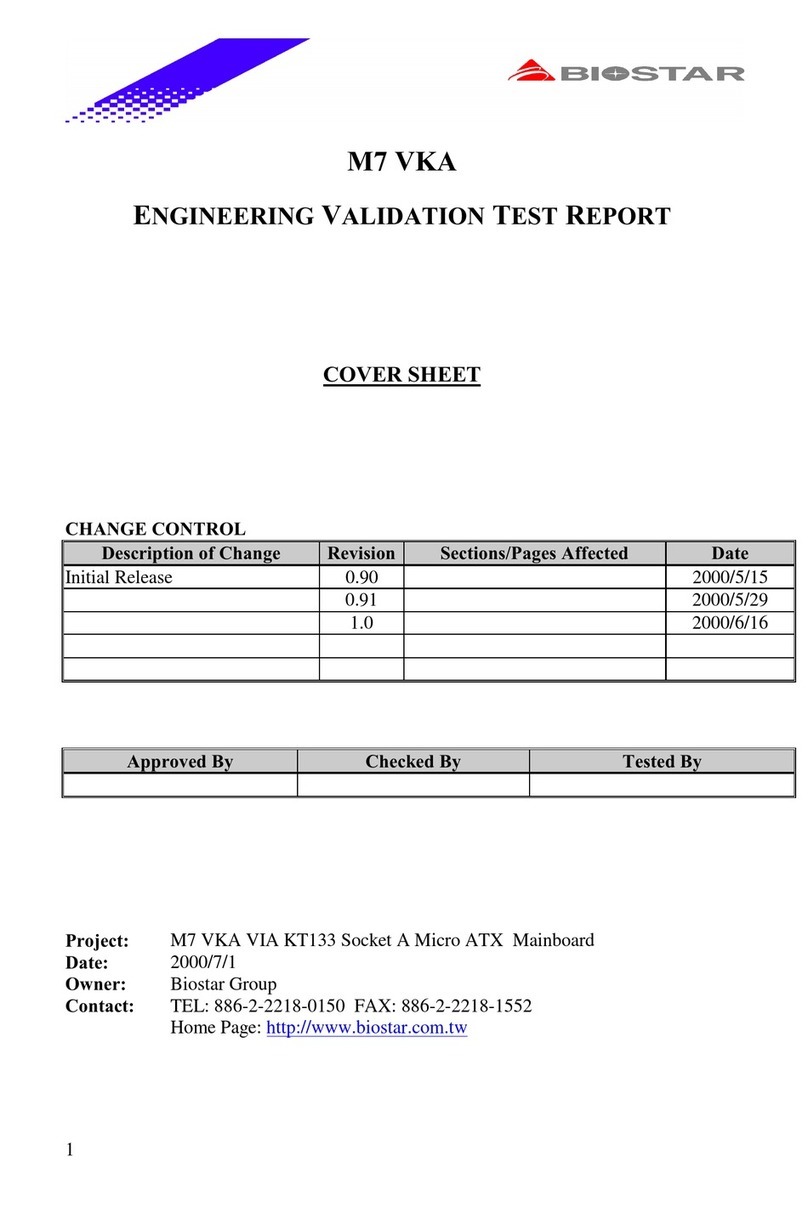 Biostar M7VKA Test report