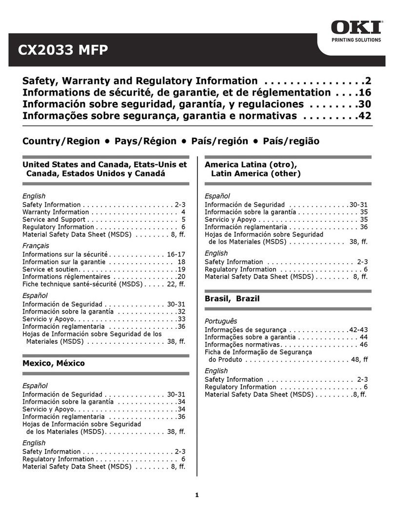 Oki CX2033MFP manual