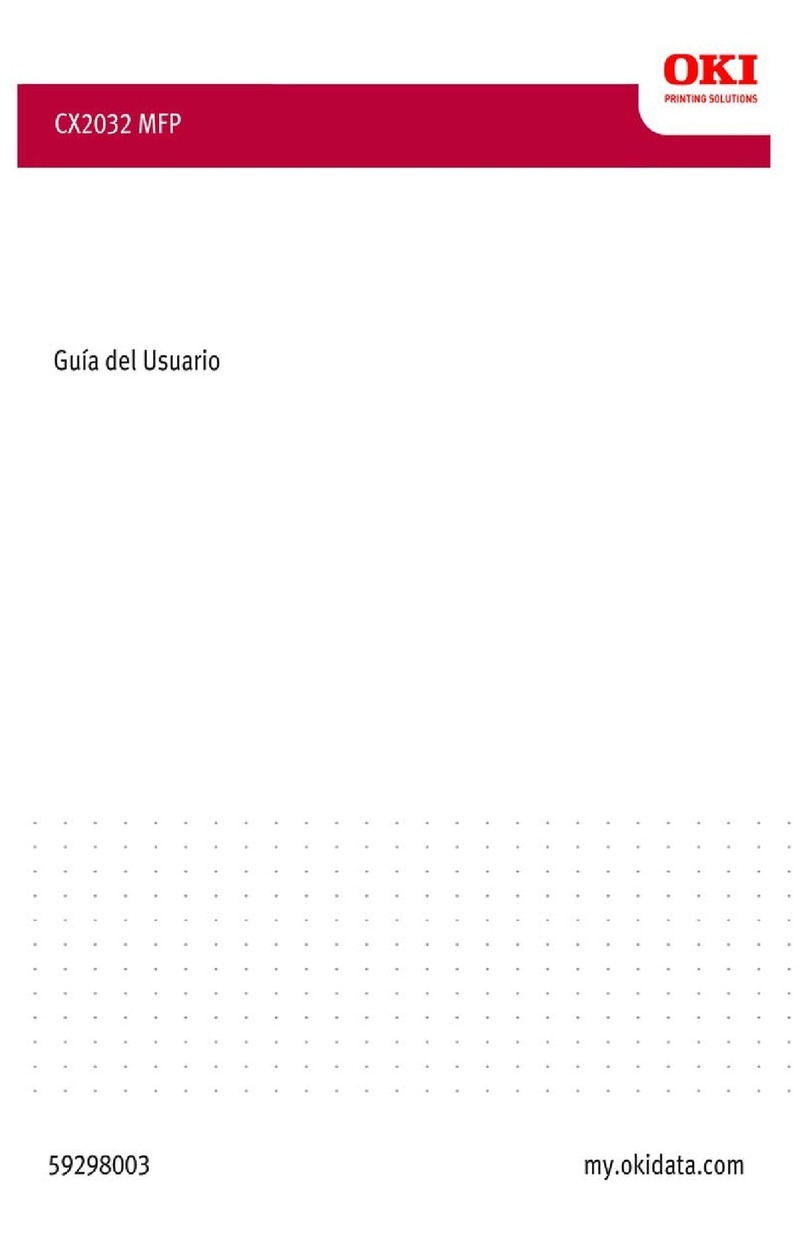 Oki MC560 MFP CX2032 Quick start guide