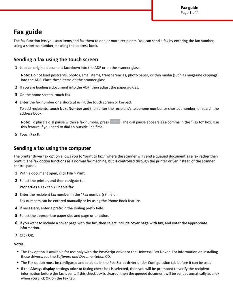 Lexmark 6500E Installation and maintenance instructions