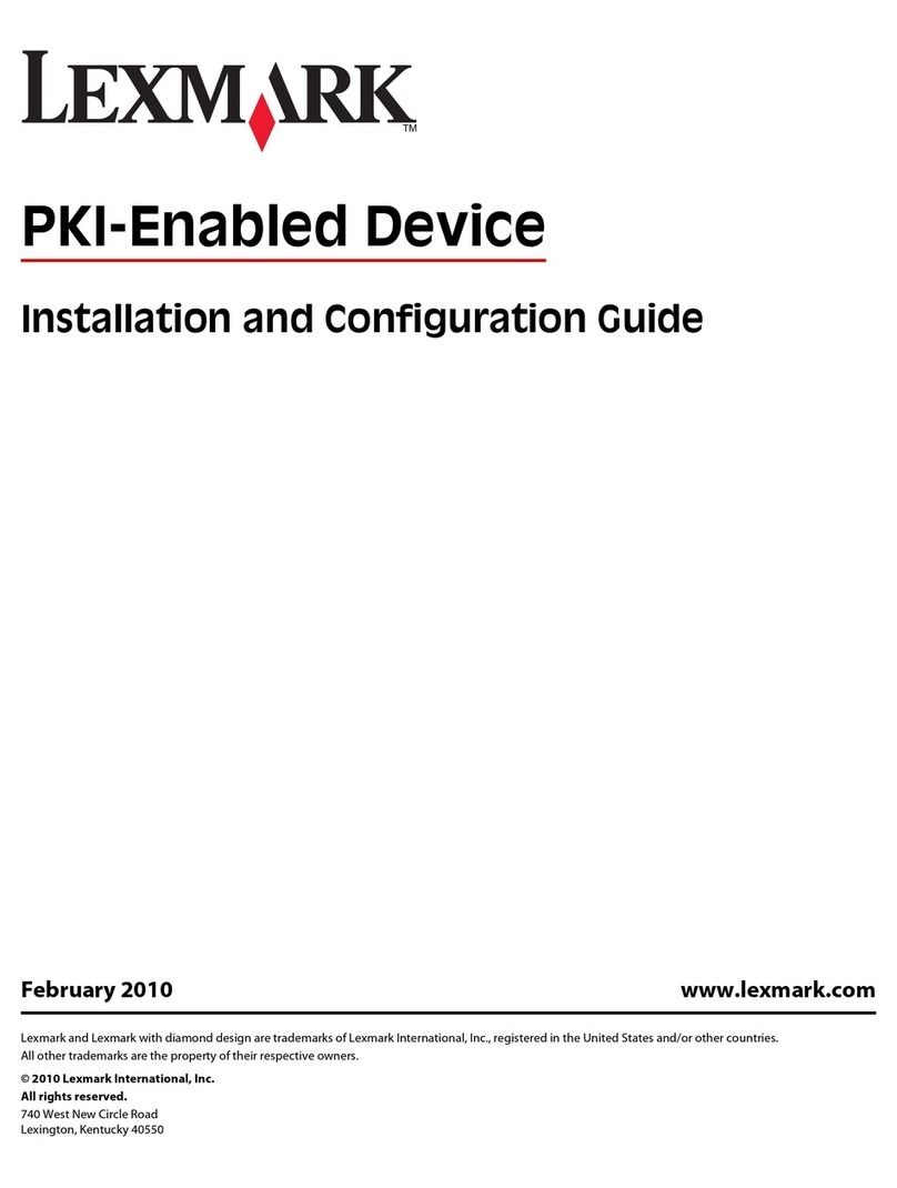 Lexmark 6500E Operator's manual