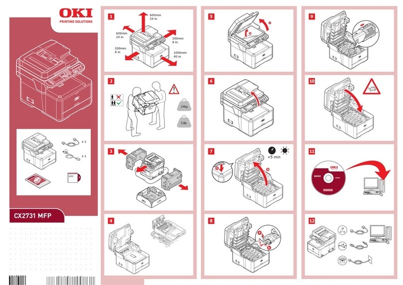 Oki CX2731MFP quick start guide