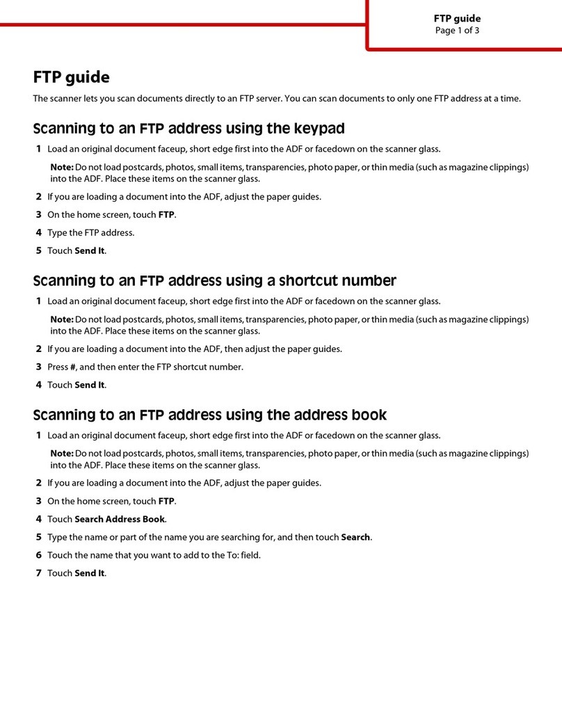Lexmark 734de - X Color Laser FTP guide