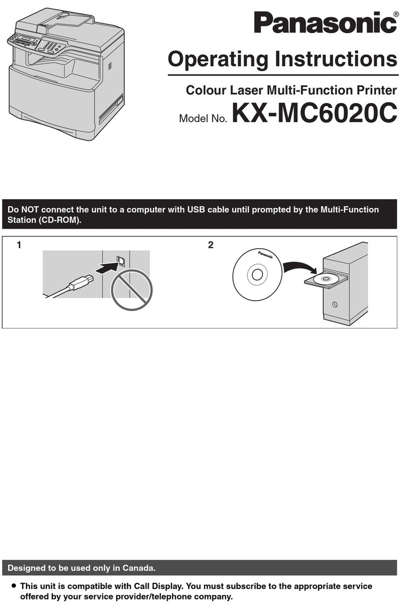 Panasonic KX-MC6020C operating instructions