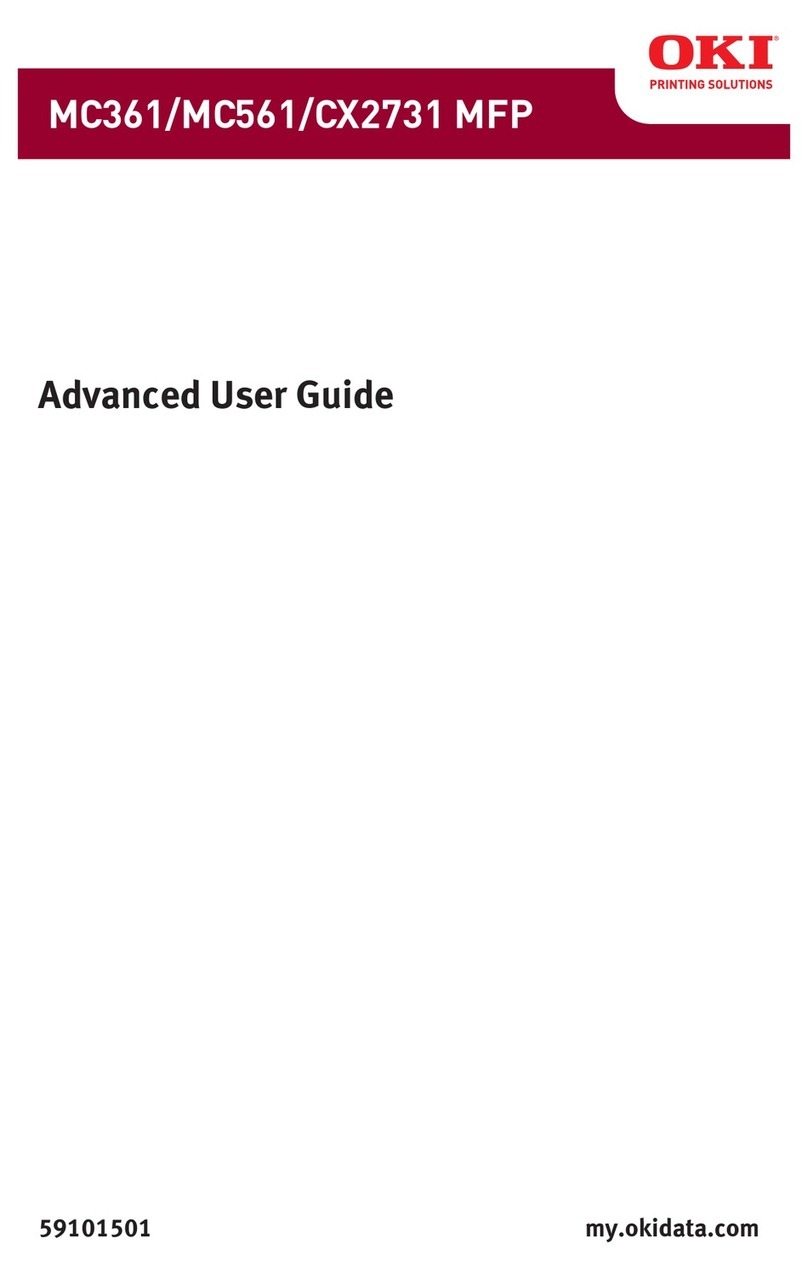 Oki CX2731MFP User manual