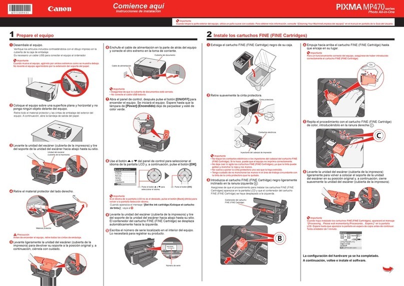Canon PIXMA MP470 User manual