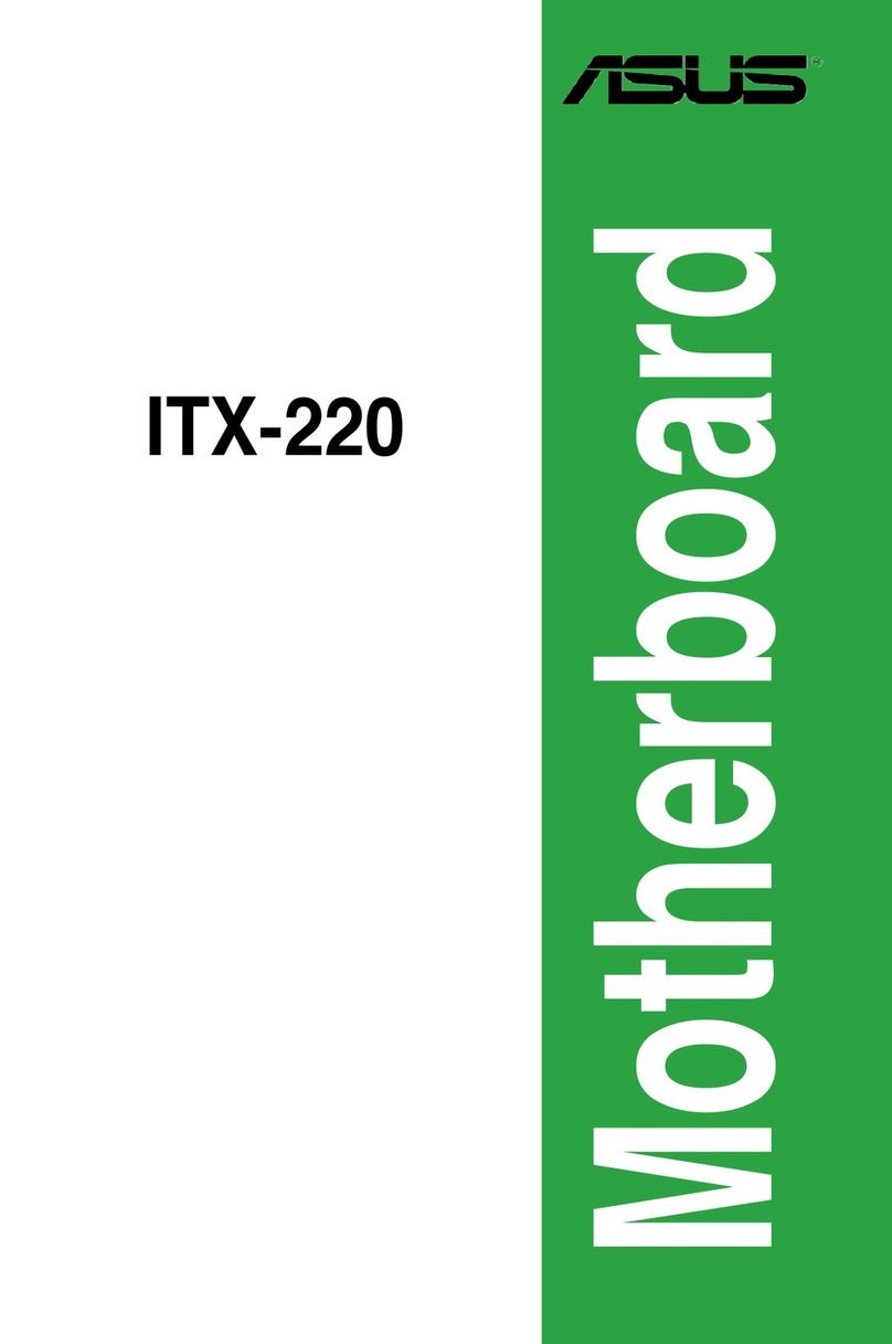 Asus ITX 220 - Motherboard - Mini ITX user manual