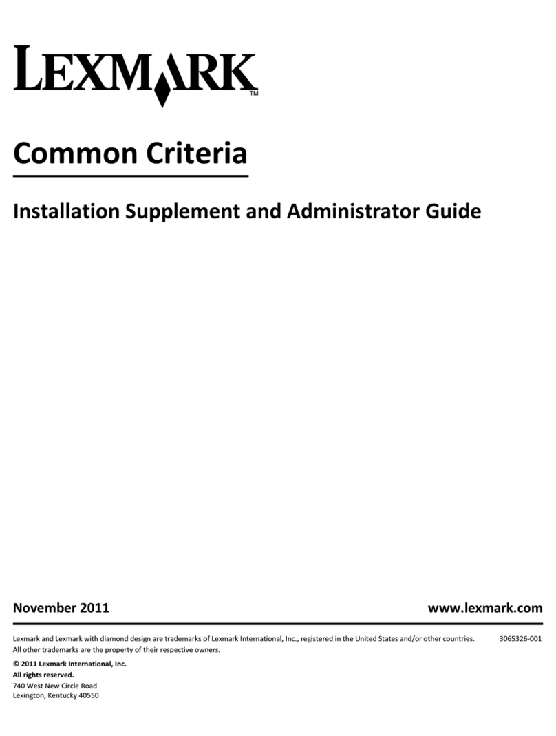 Lexmark 6500E Owner's manual