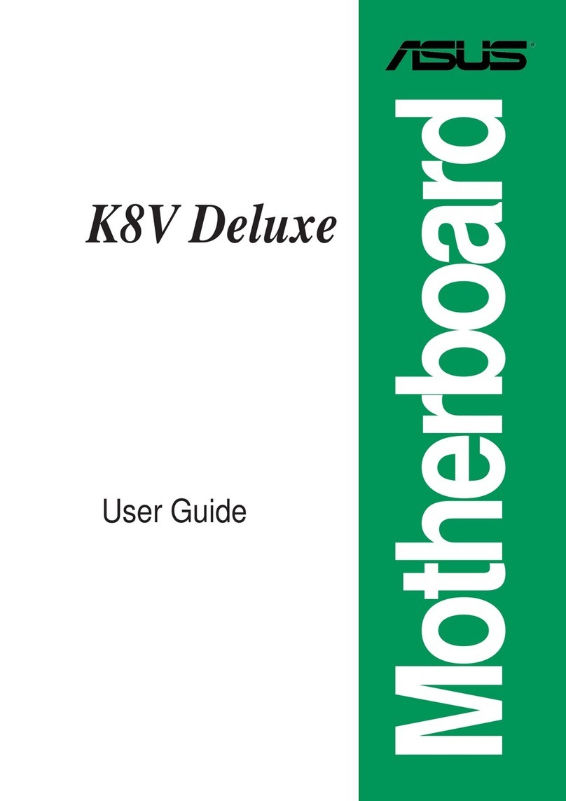 Asus K8V Deluxe user guide Asus K8V Deluxe user guide