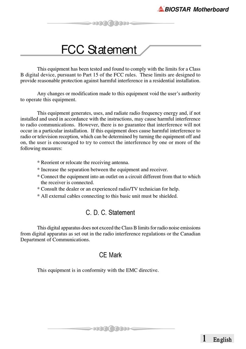 Biostar K8NHA-M Grand User manual