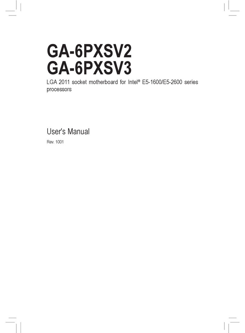 Gigabyte GA-6PXSV3 user manual