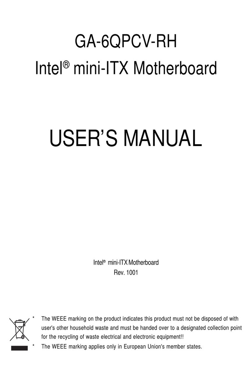Gigabyte GA-6QPCV-RH User manual