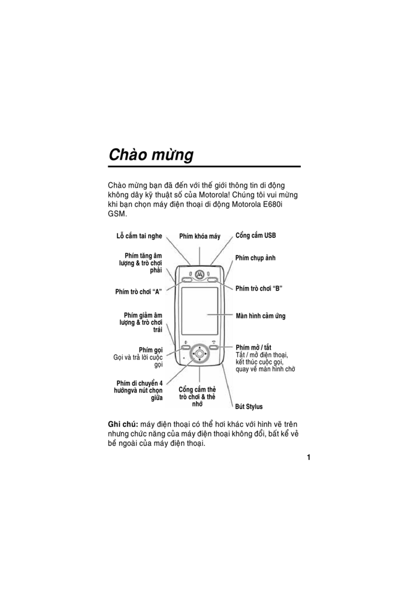 Motorola E680i - Smartphone - GSM User manual