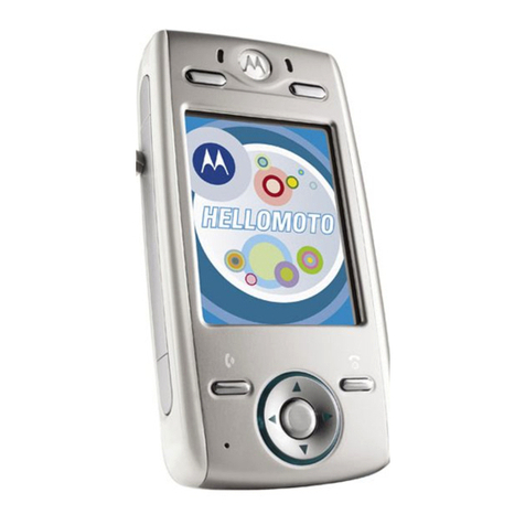 Motorola E680 - Smartphone - GSM Instruction Manual