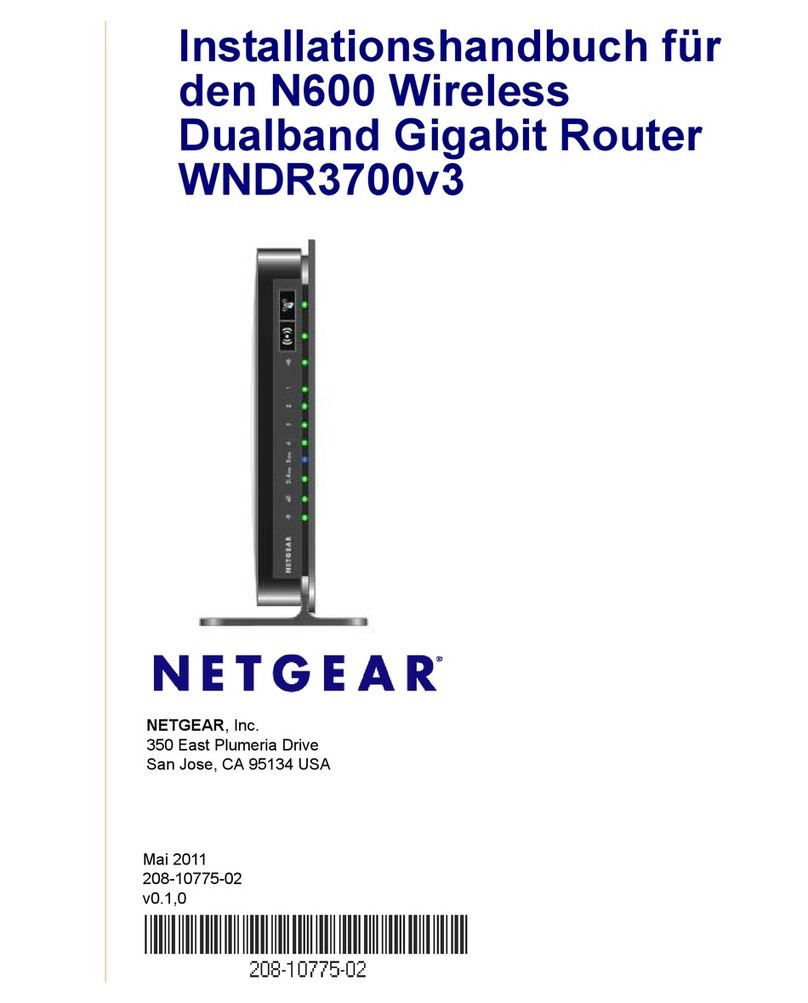 NETGEAR WNDR3700v3 Installationshandbuch