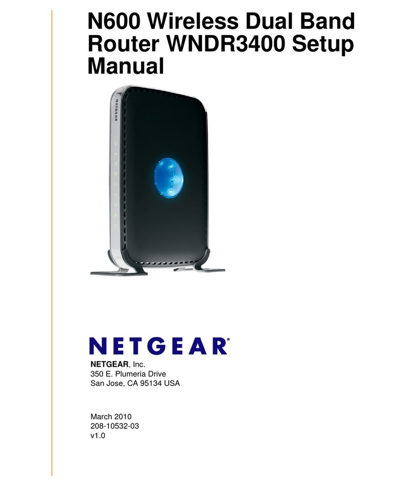 NETGEAR WNDR3400 - N600 Wireless Dual Band Router User guide