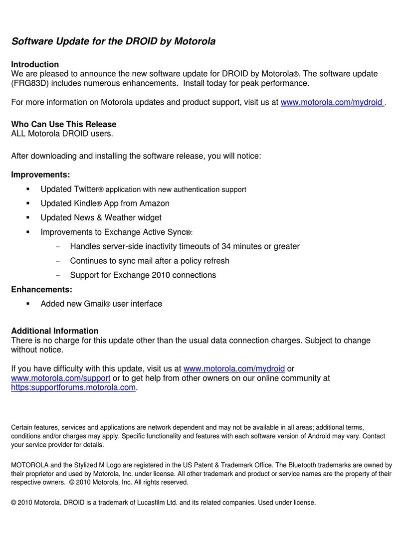 Motorola DROID by Technical manual