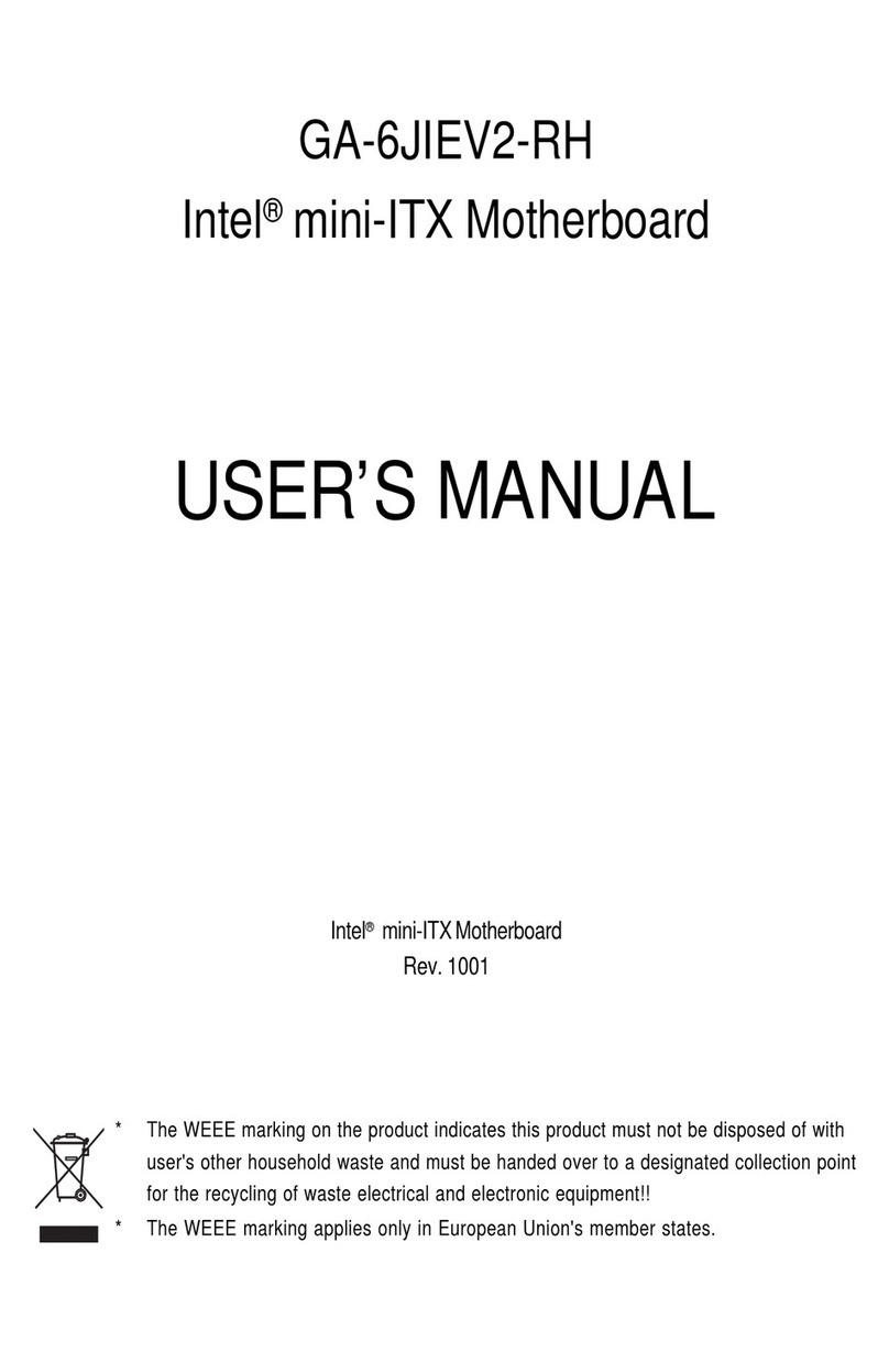 Gigabyte GA-6JIEV2-RH user manual