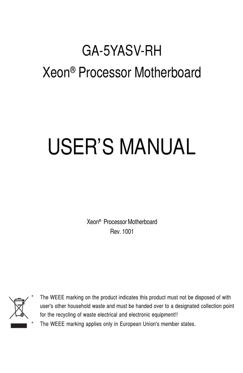 Gigabyte GA-5YASV-RH User manual