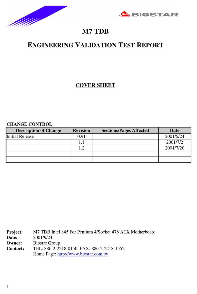Biostar M7TDB datasheet