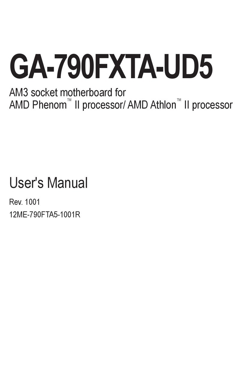 Gigabyte GA-790FXTA-UD5 User manual