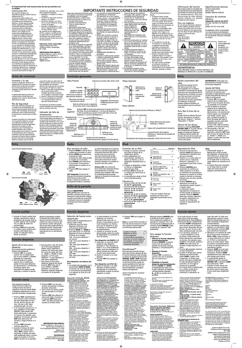 RCA RP5512i user manual