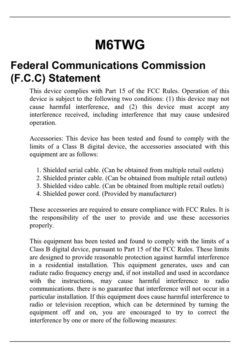 Biostar M6TWG user manual