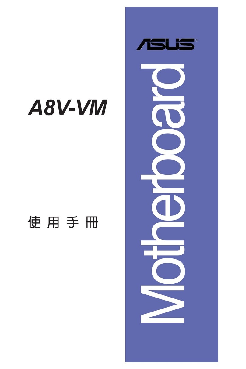 Asus A8V-VM - SE Motherboard - Micro ATX manual