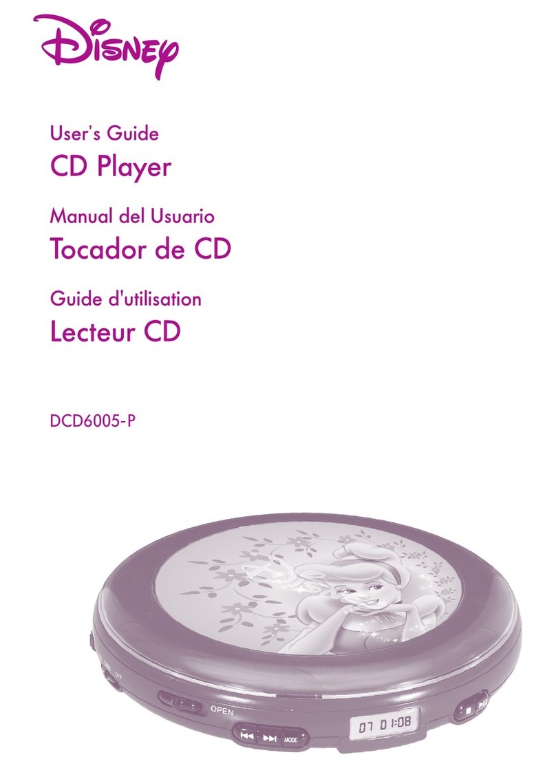 Disney DCD6005-POM user guide