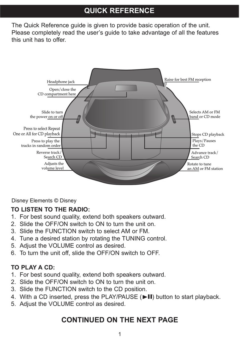 Memorex DB3061-AOM quick reference