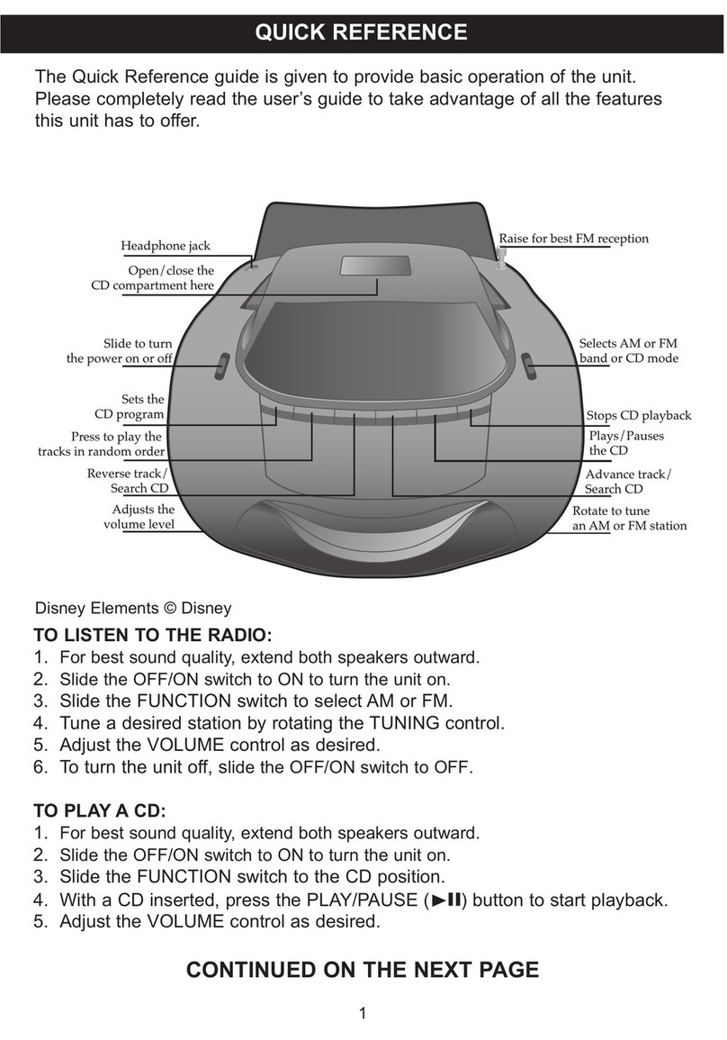 Memorex DB3061-CAROM quick reference