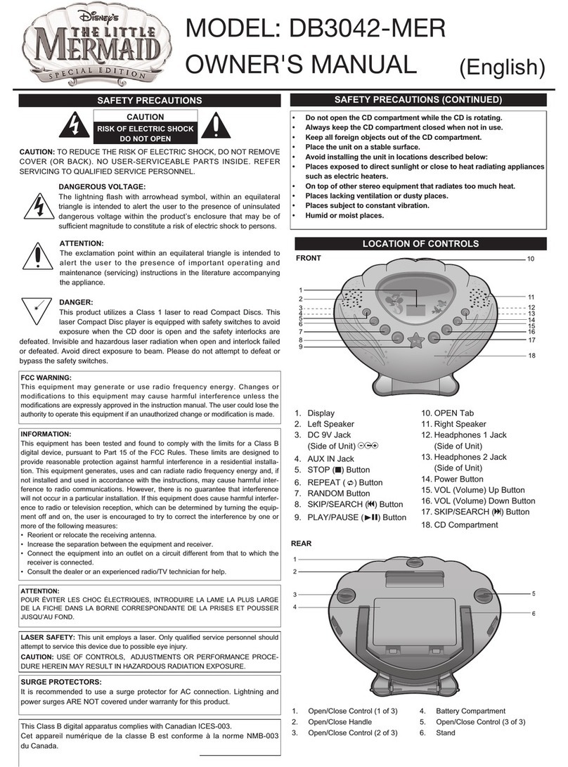 Memorex DB3042-MEROM User manual