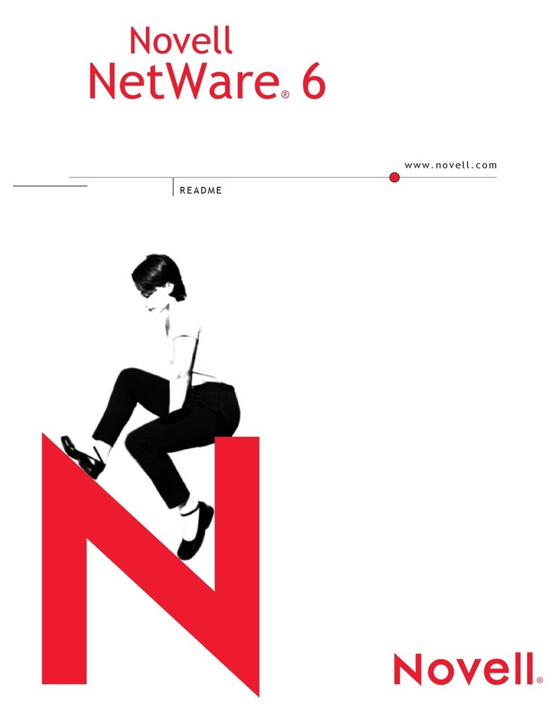 Novell NETWARE 6-DOCUMENTATION User manual
