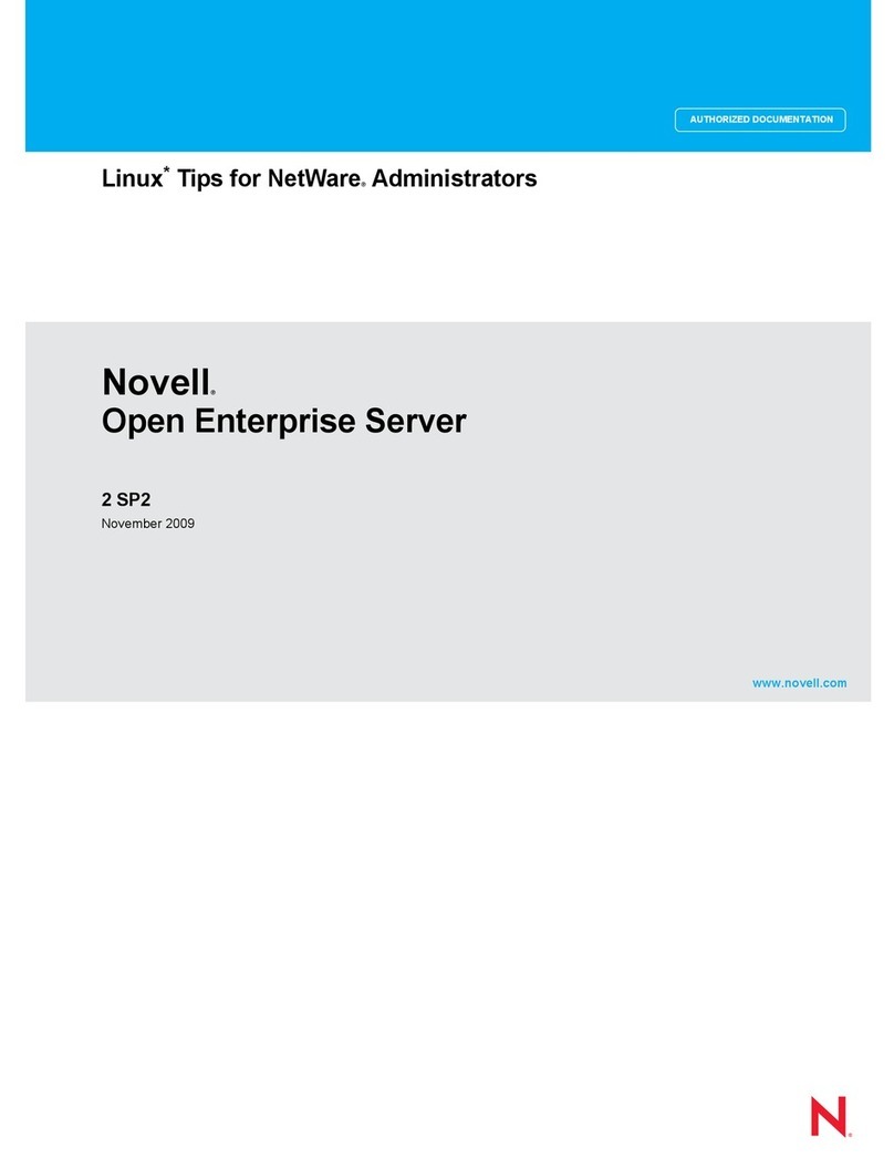Novell OPEN ENTERPRISE SERVER 2 SP2 -... manual