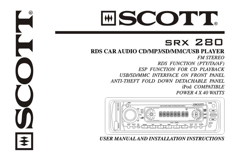 Scott SRX280 -  S User manual