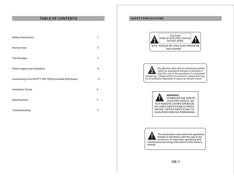 Scott TX 700 M User manual
