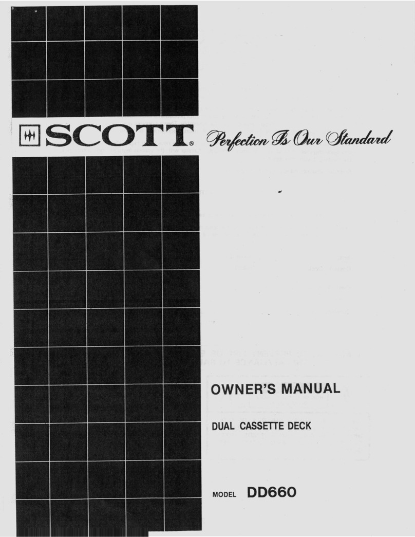 Scott DD660 User manual