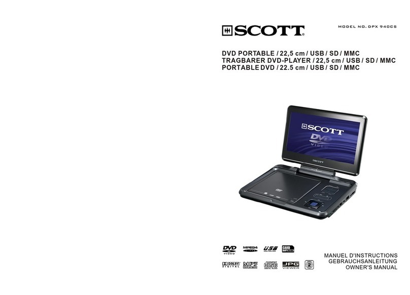 Scott DPX940 CS -  S owner's manual