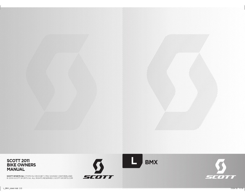 Scott 2013 BMX User manual