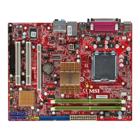 MSI G41M4 series User manual MSI G41M4 series User manual