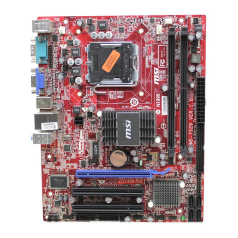 MSI G31TM-P21 - Motherboard - Micro ATX User manual