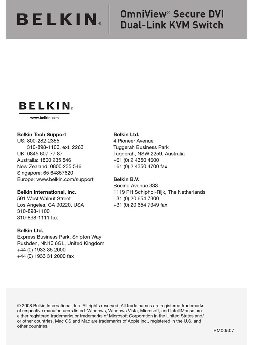 Belkin OMNIVIEW F1DN102D User manual Belkin OMNIVIEW F1DN102D User manual