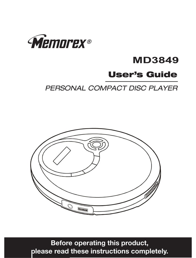 Memorex MD3849OM User manual
