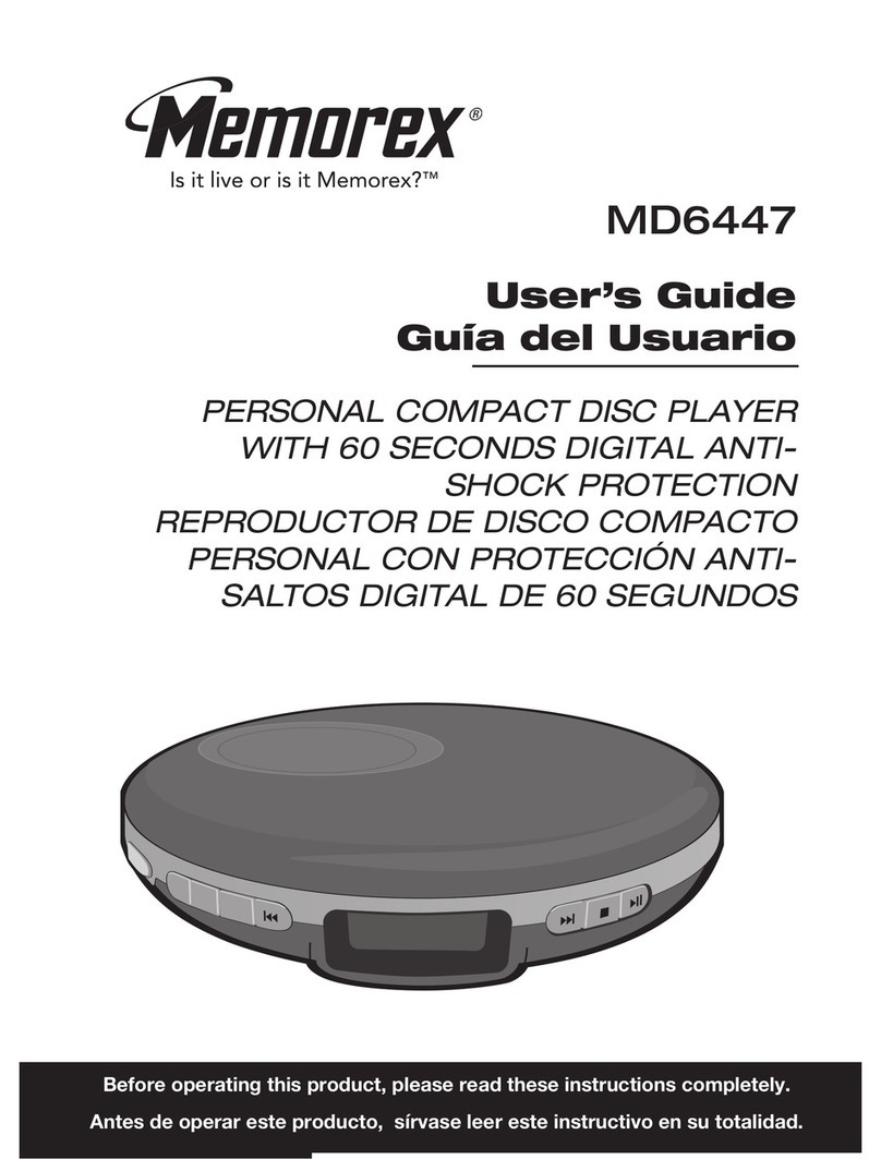 Memorex MD6447BLUOM User manual