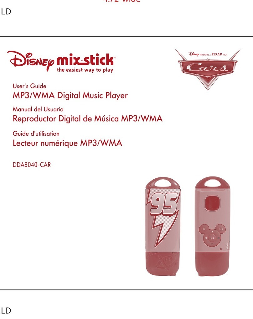 Disney DDA8040-CAROM User manual