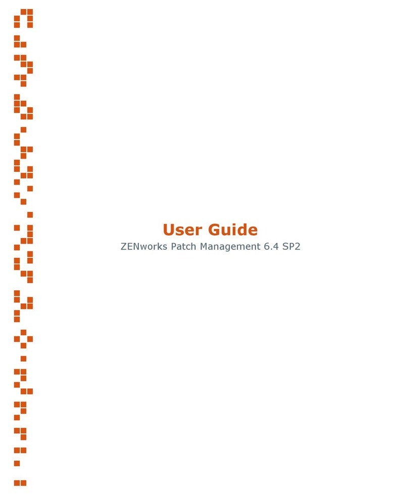 Novell ZENWORKS PATCH MANAGEMENT 6.4 SP2 - SERVER User manual