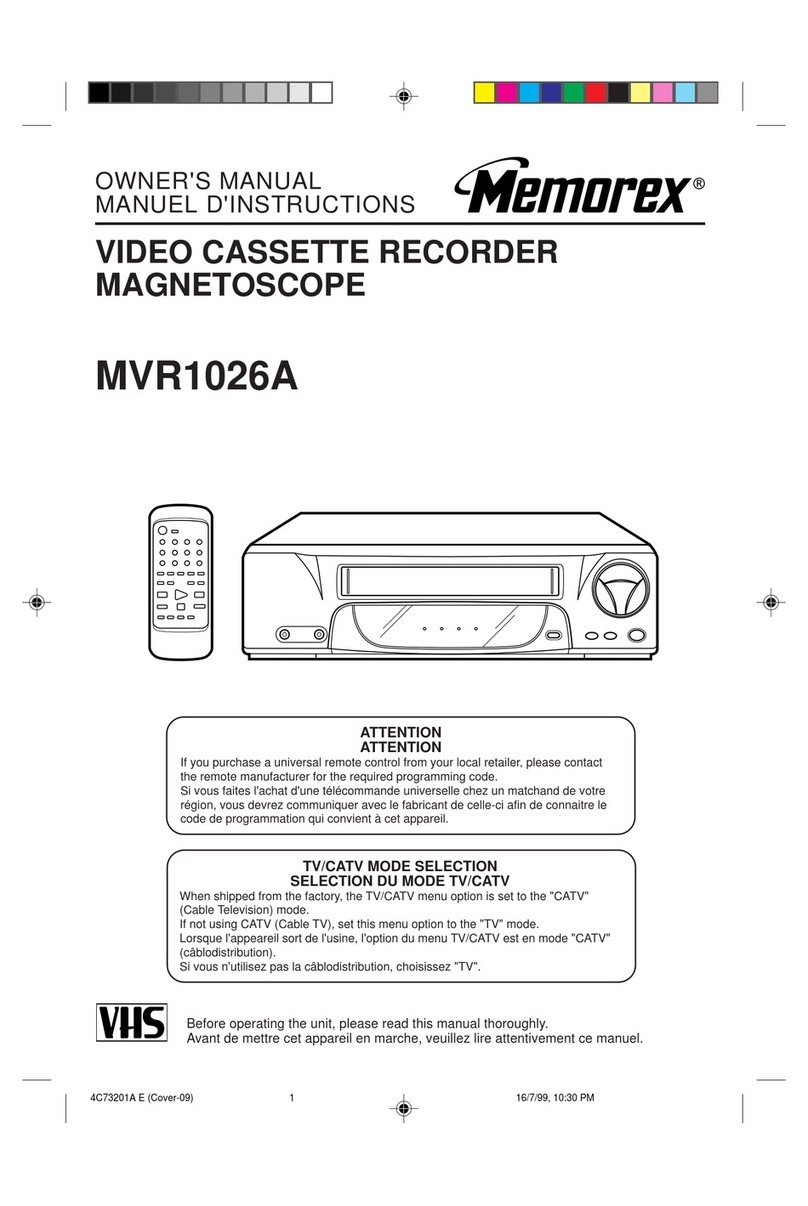 Memorex MVR1026AOM User manual