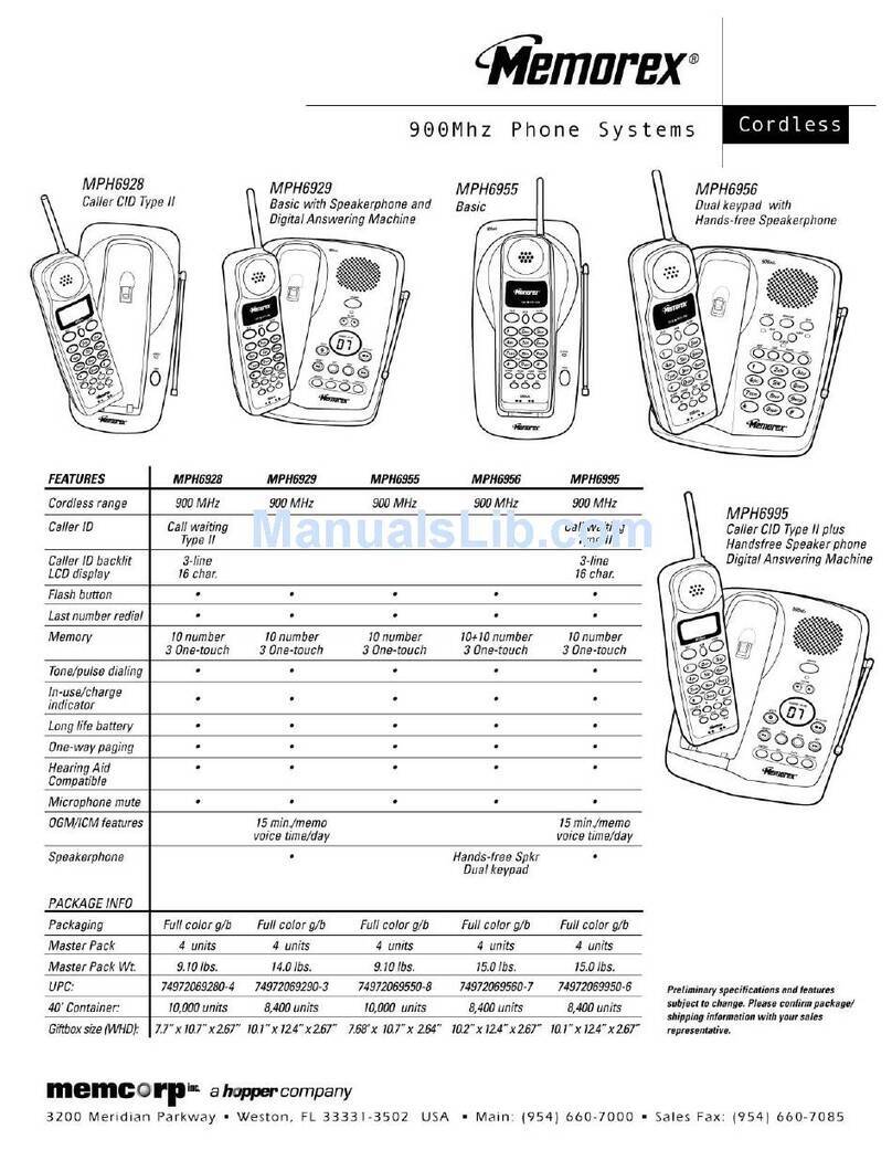 Memorex MPH-6929 Owner's manual